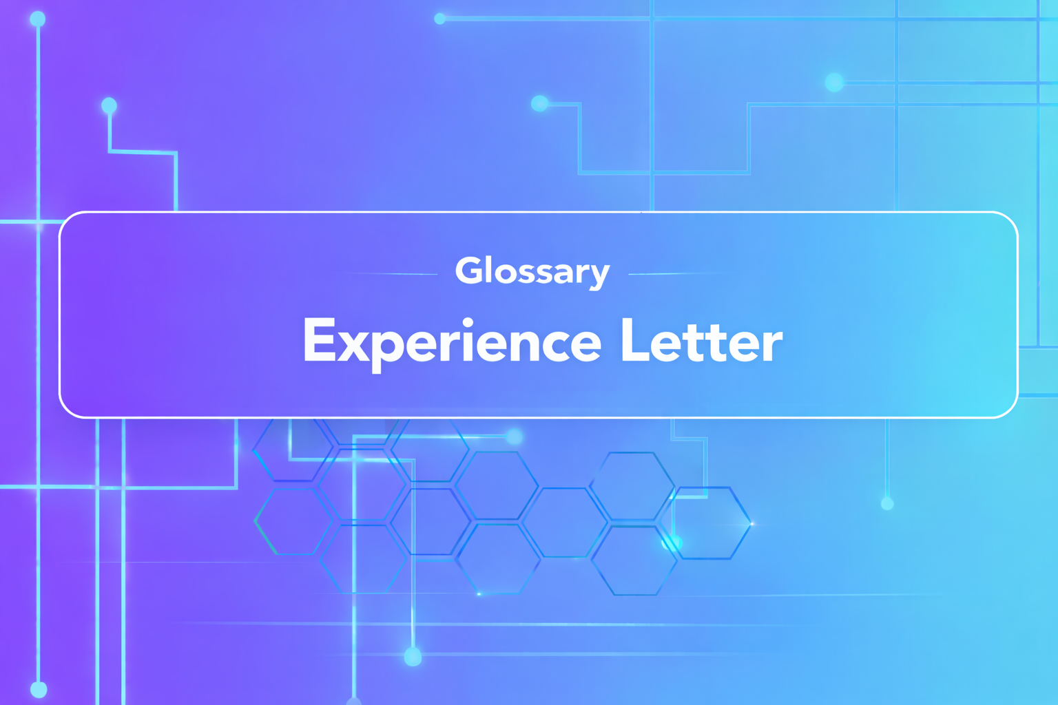 Experience Letter