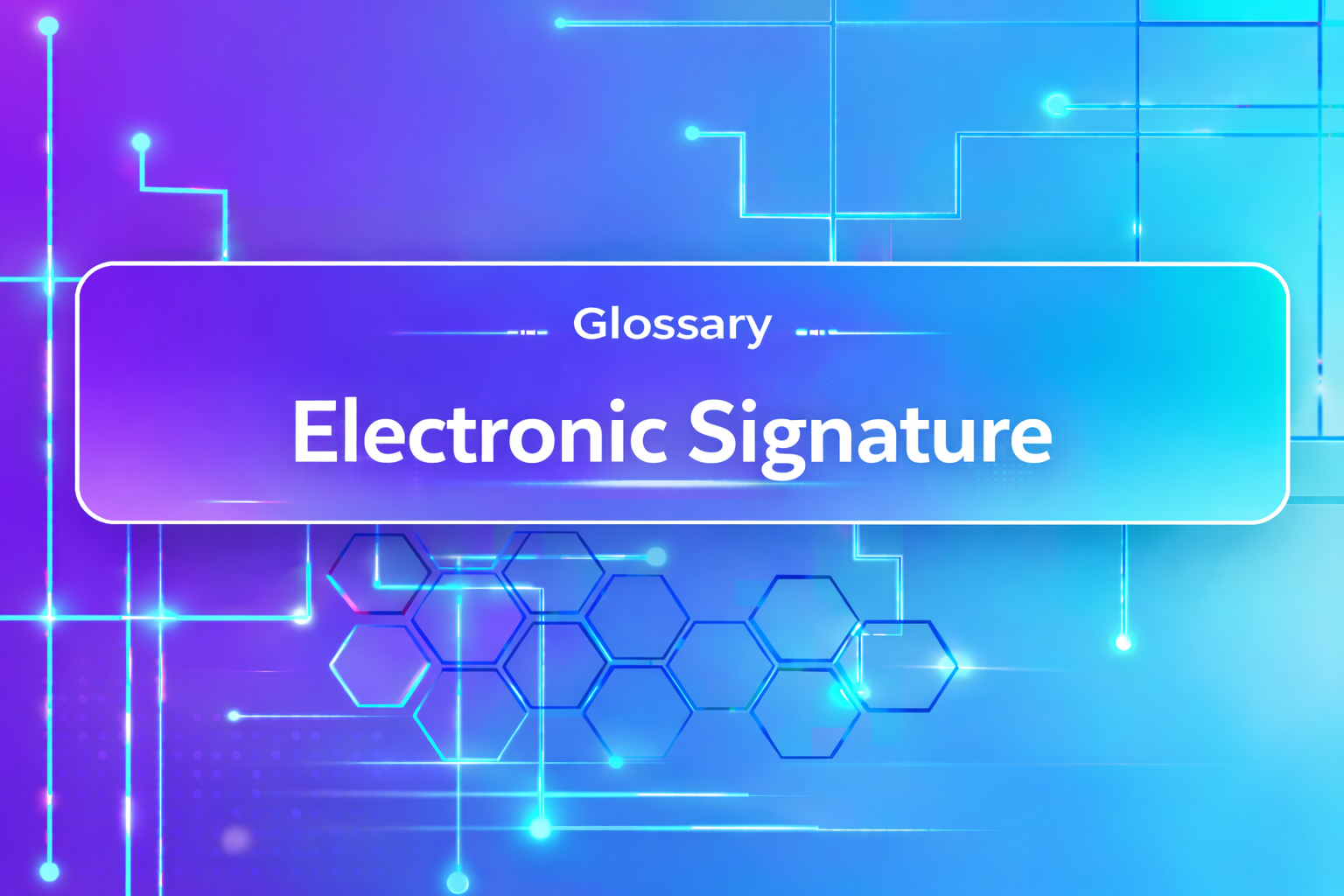 Electronic Signature