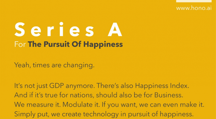 HONO's Series A - For The Promise Of Productivity & Happiness
