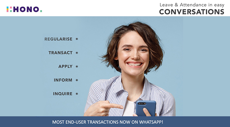 The Future of Leave & Attendance Management! With AI-backed Conversational Technology: HONO