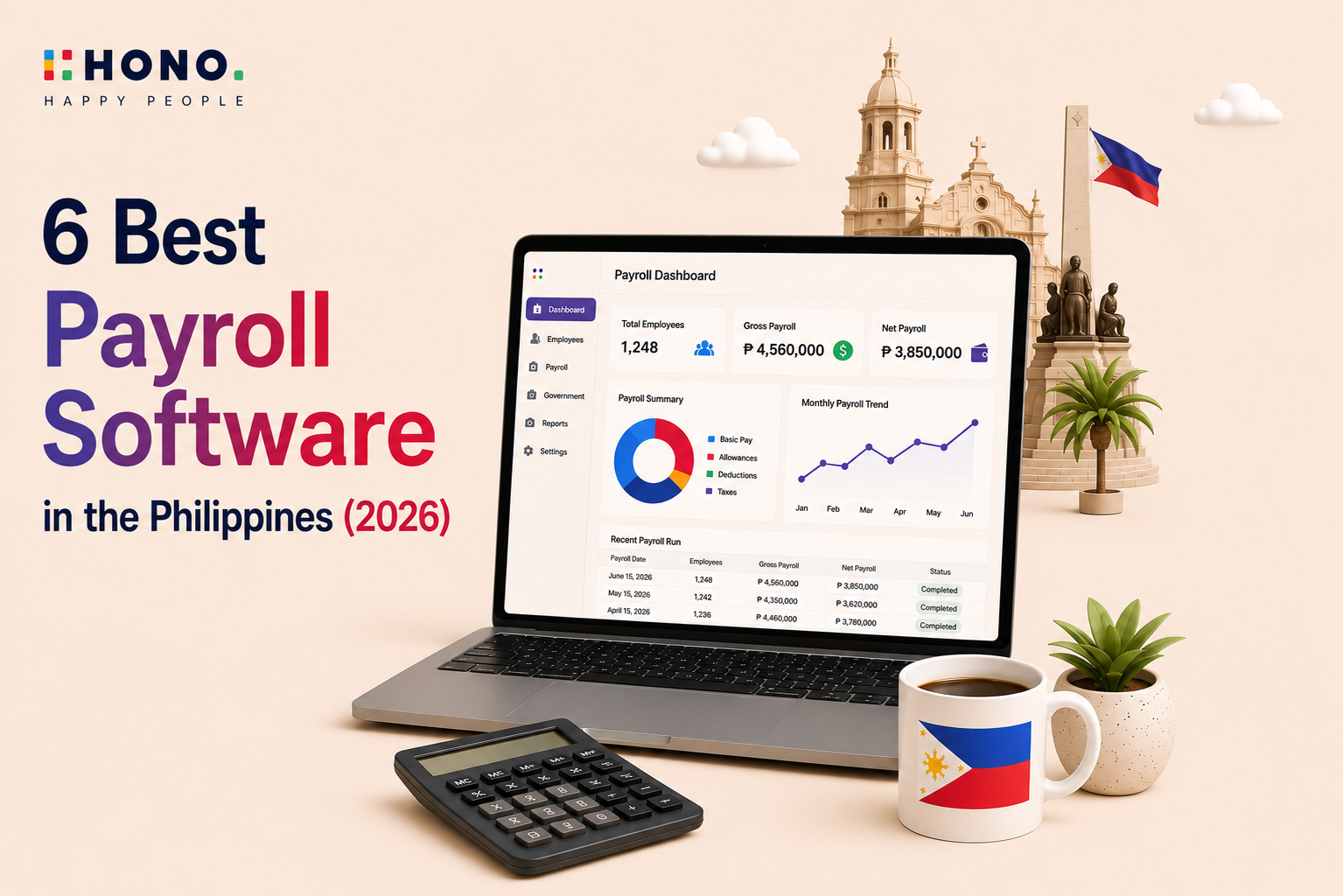 6 Best Payroll Software in the Philippines (2026): SSS, PhilHealth, Pag-IBIG & BIR-Ready